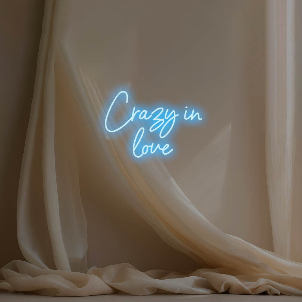 Crazy In Love LED Neon Sign – Perfect Wedding Decor