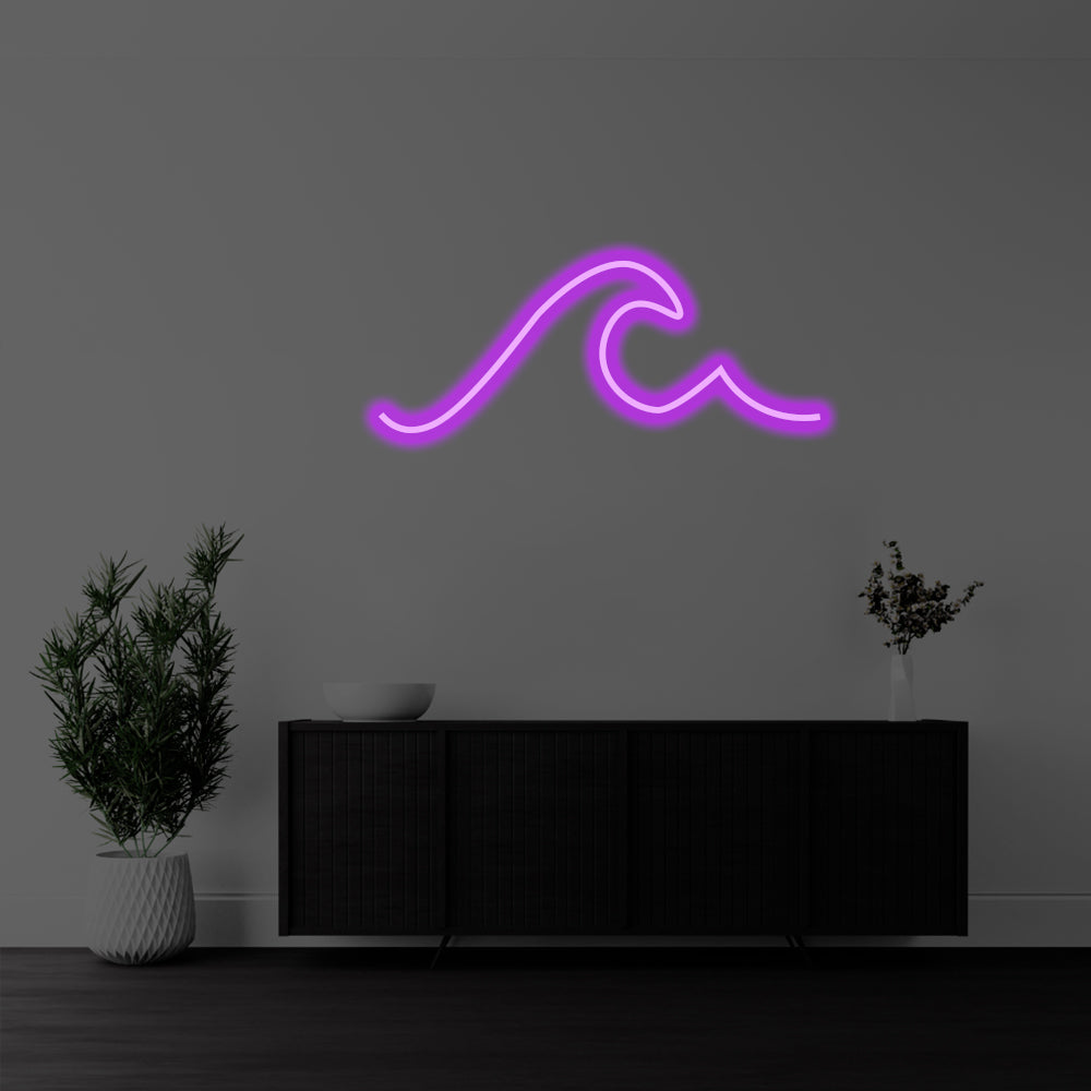 Wave LED Neon Sign – Perfect Pop Culture Decor