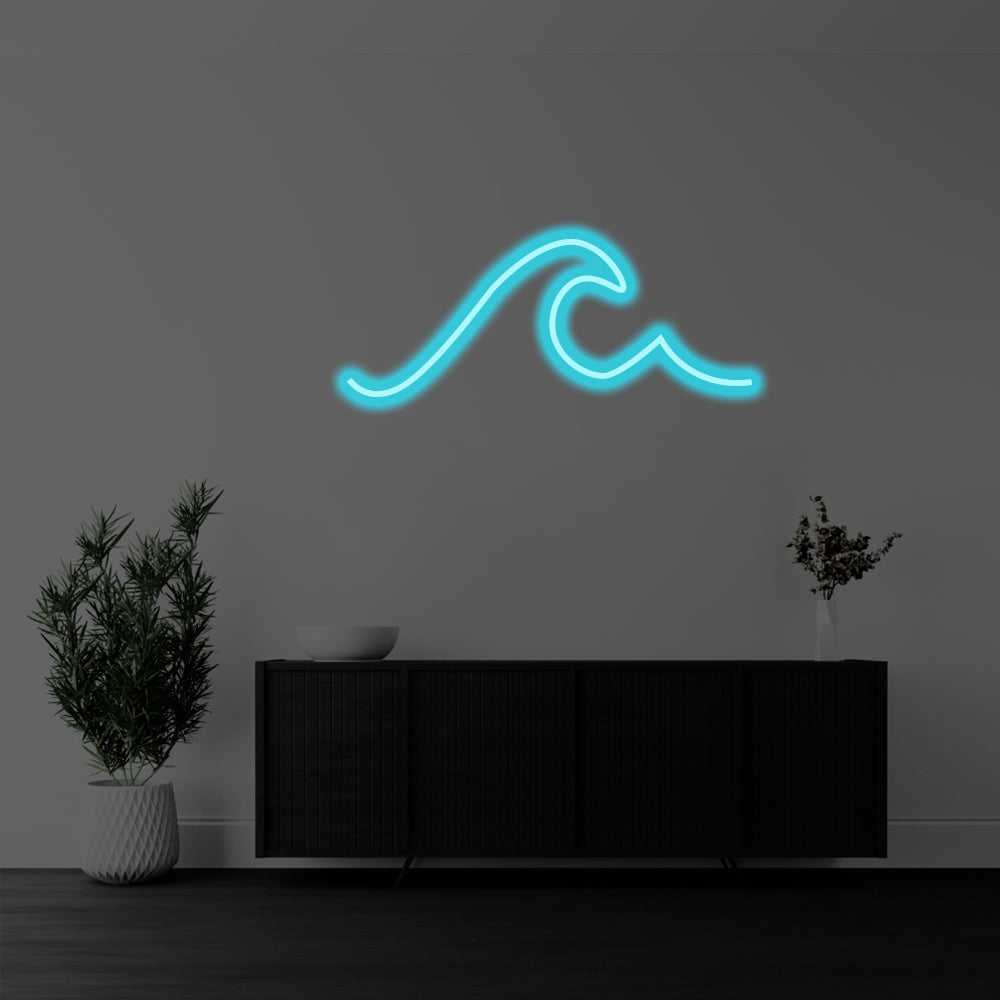 Wave LED Neon Sign – Perfect Pop Culture Decor