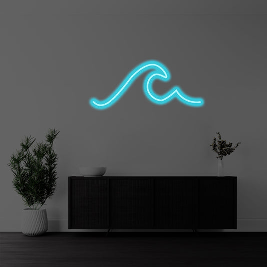 Wave LED Neon Sign – Perfect Pop Culture Decor