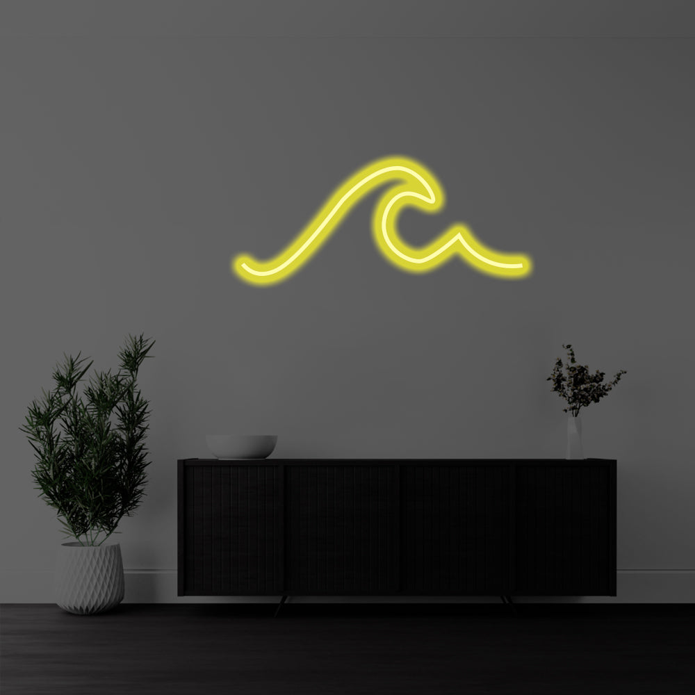 Wave LED Neon Sign – Perfect Pop Culture Decor