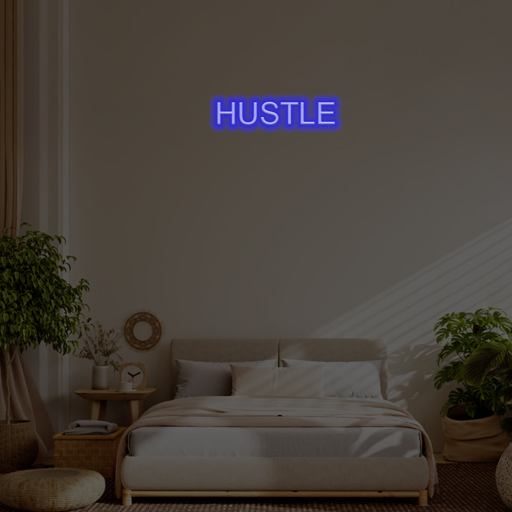 Hustler LED Neon Sign – Perfect Inspirational Decor