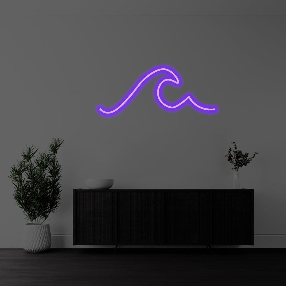 Wave LED Neon Sign – Perfect Pop Culture Decor